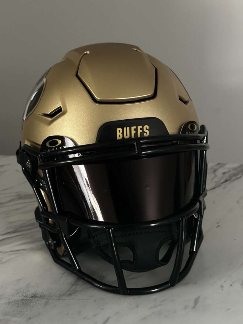 Colorado Buffaloes Midi (mid-Size) Speedflex Helmet With Oakley Visor