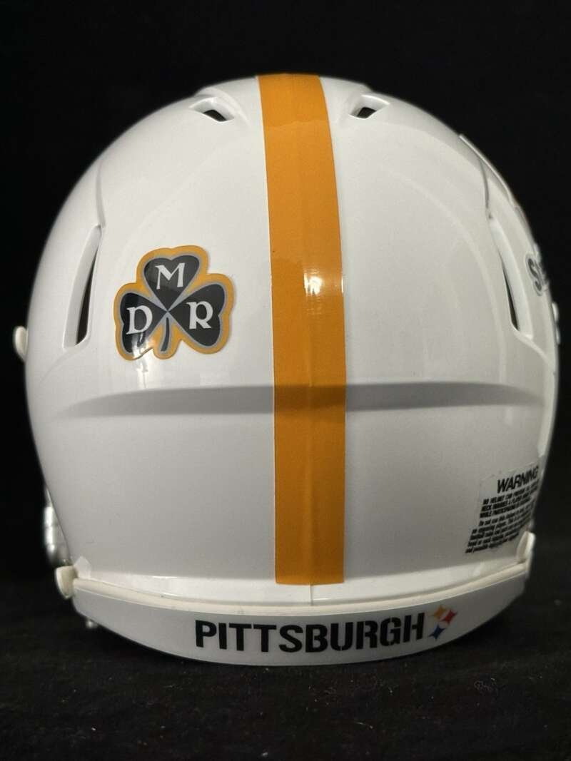 Pittsburgh Steelers White Alternate Mini Helmet 2025