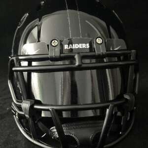 Raiders Glossy Blacked Out Mini With Alternate Raider Logo