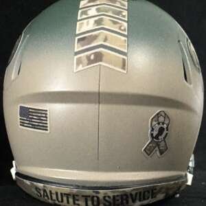 New Orleans Saints hand painted Salute to Service Mini Helmet