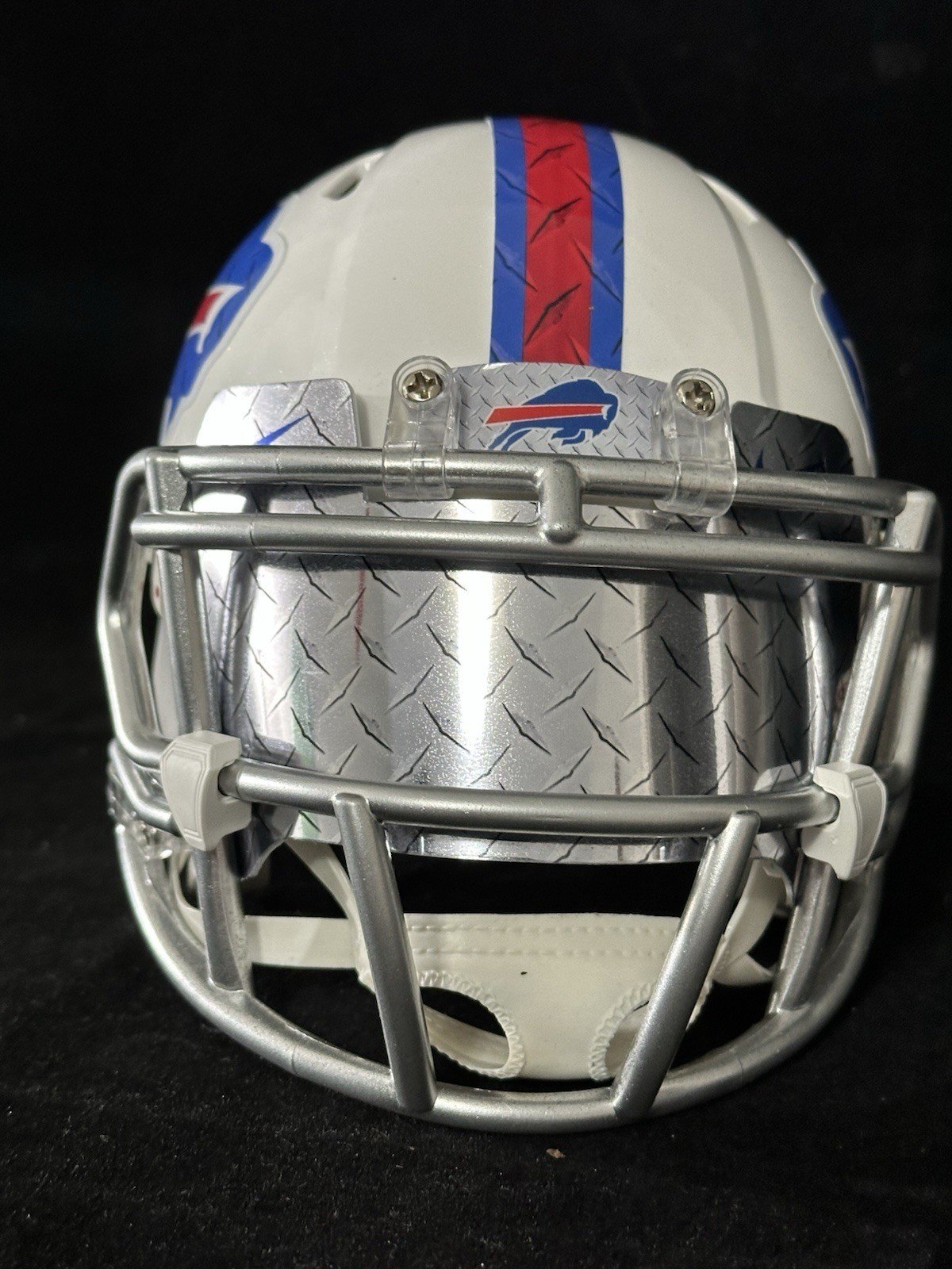 Buffalo Bills Diamond Plate Design Mini Helmet🔥