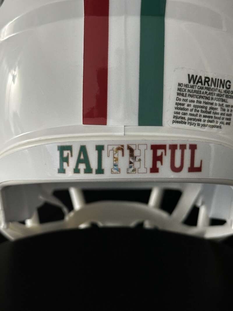 49ers Mexico City Game Commemorative Mini Helmet With Visor 2026
