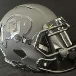 Colorado Buffaloes Blackout Mini Helmet 2024