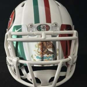 49ers Mexico City Game Commemorative Mini Helmet With Visor 2026