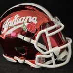 Indiana Hoosiers Chrome Rose Bowl Mini Helmet with Retail Case and Visor