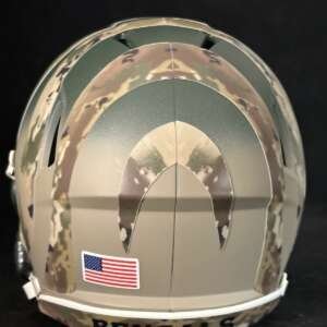 Cincinnati Bengals two tone painted Salute to Service Mini Helmet