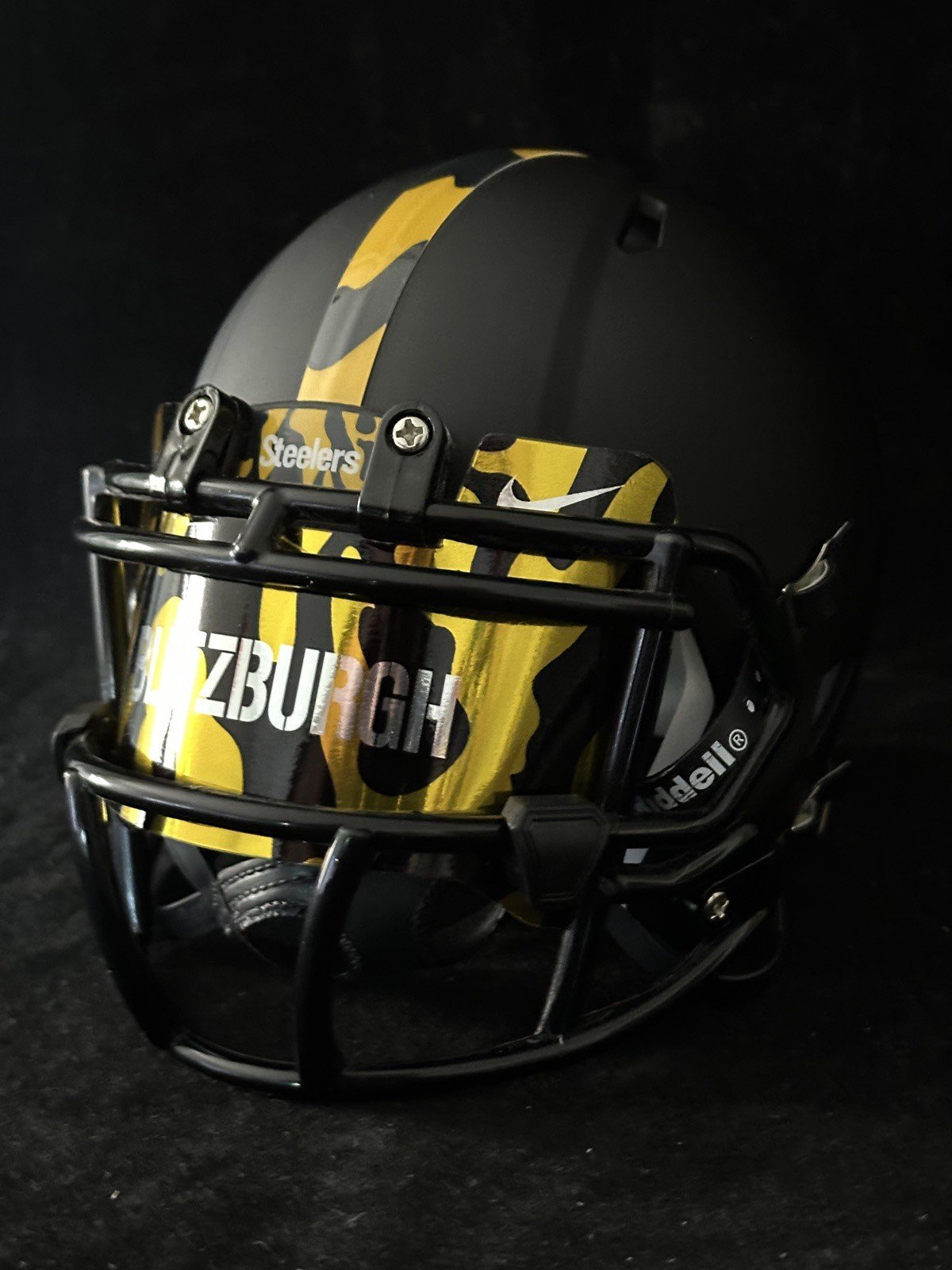 Pittsburgh Steelers Color Camo Mini Helmet