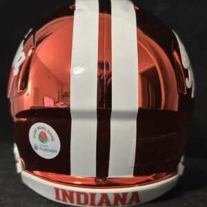 Indiana Hoosiers Chrome Rose Bowl Mini Helmet with Retail Case and Visor
