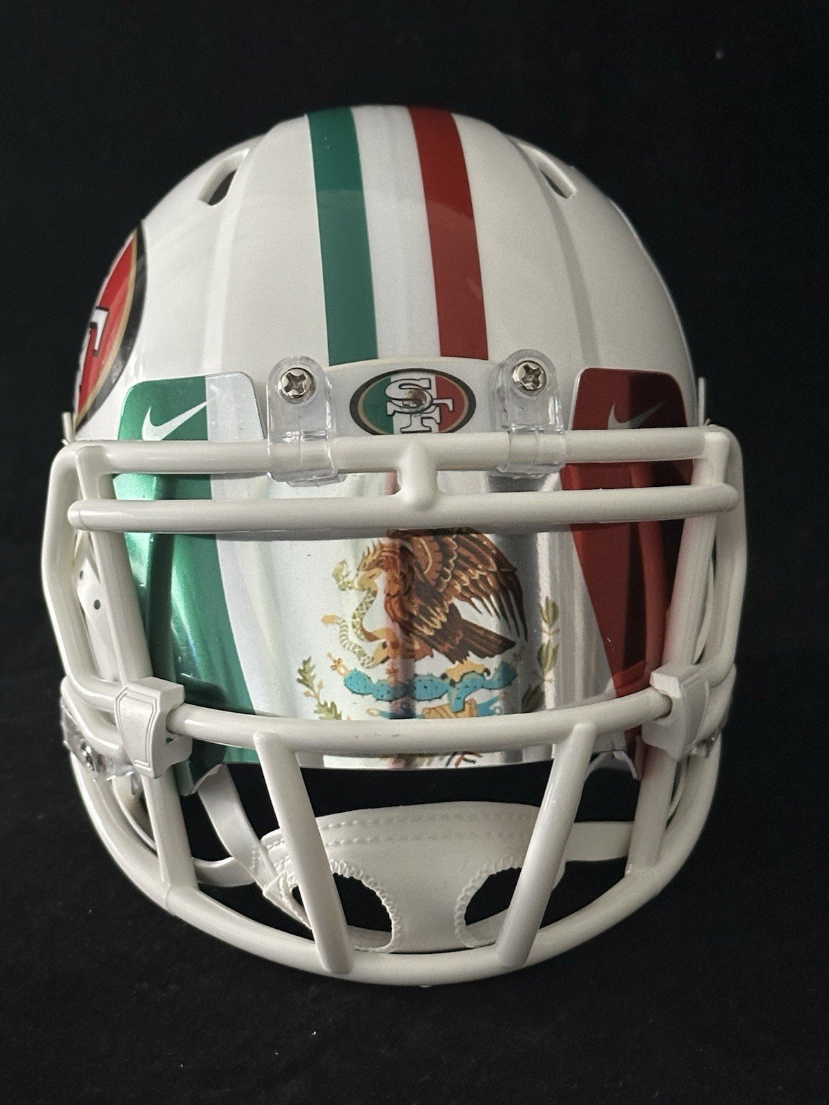 49ers Mexico City Game Commemorative Mini Helmet With Visor 2026