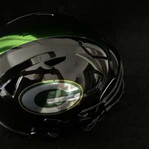Packers Midi Speedflex Blackout With Chrome Decals And Oakley Visor!