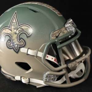 New Orleans Saints hand painted Salute to Service Mini Helmet