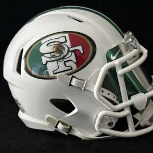 49ers Mexico City Game Commemorative Mini Helmet With Visor 2026