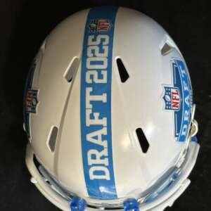 Travis Hunter Draft Mini Helmet Custom. Includes Draft Visor