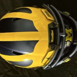 Michigan Wolverines National Championship Mini Helmet.