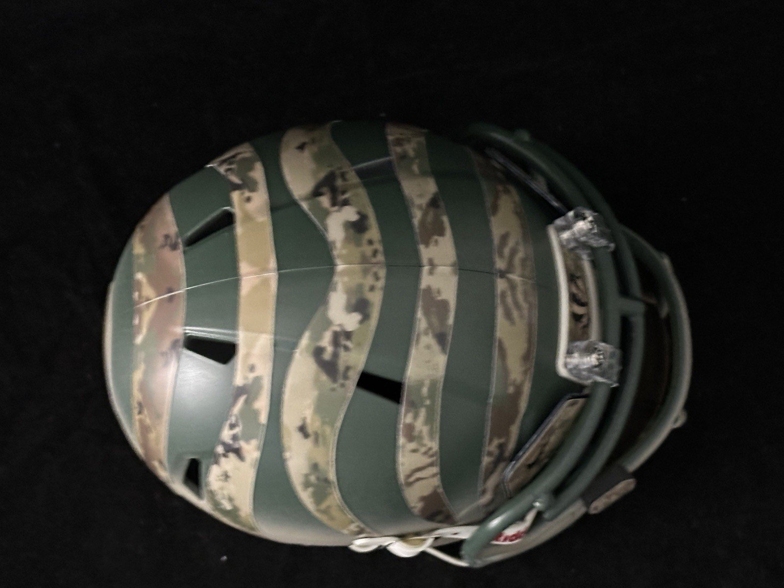 Cincinnati Bengals two tone painted Salute to Service Mini Helmet