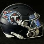 Tennessee Titans Pocket Size 3D Printed Speedflex Helmet.