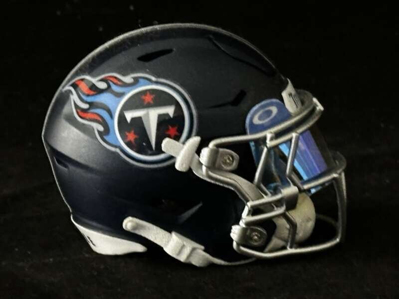 Tennessee Titans Pocket Size 3D Printed Speedflex Helmet.