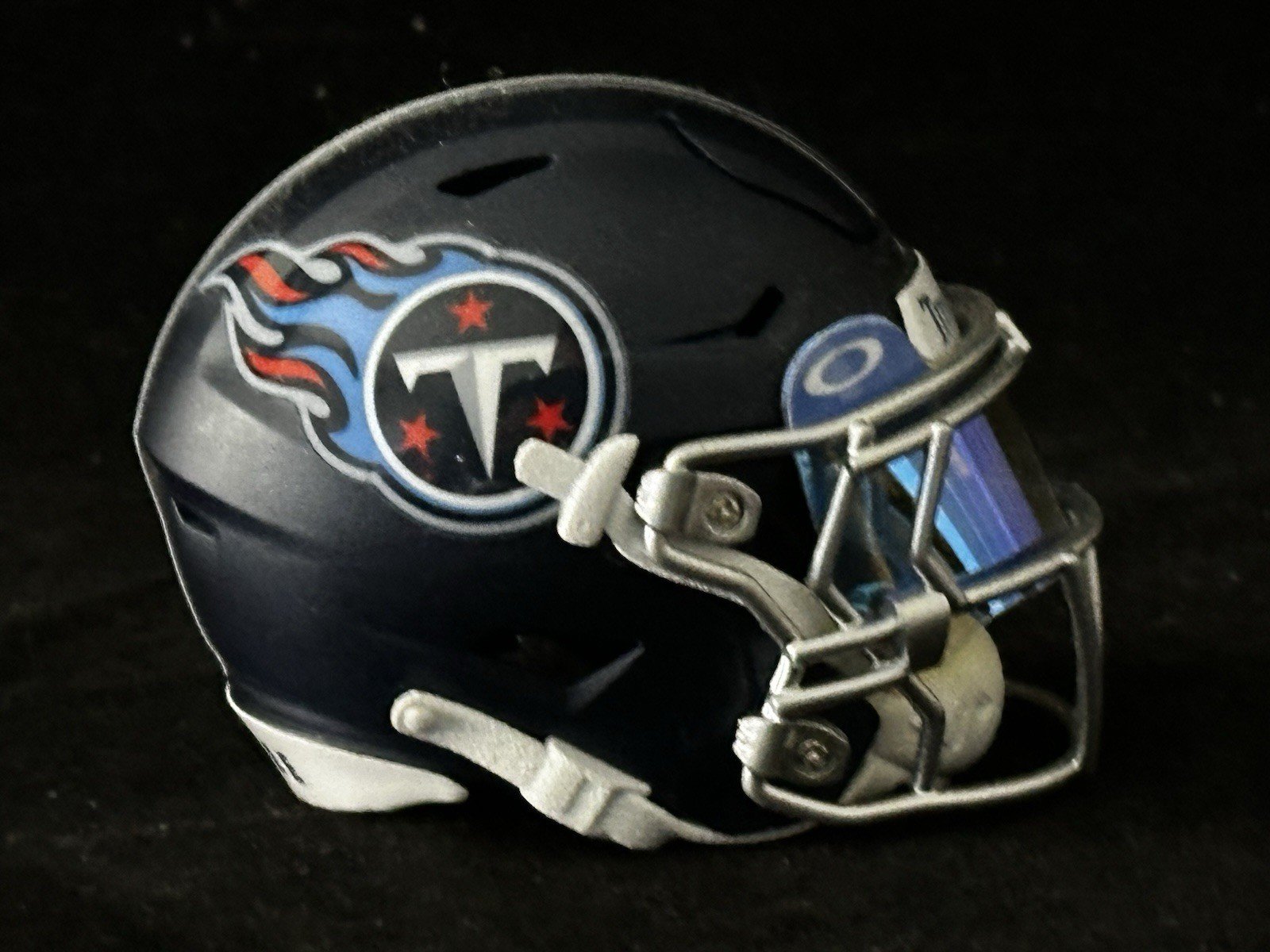 Tennessee Titans Pocket Size 3D Printed Speedflex Helmet.