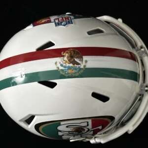 49ers Mexico City Game Commemorative Mini Helmet With Visor 2026