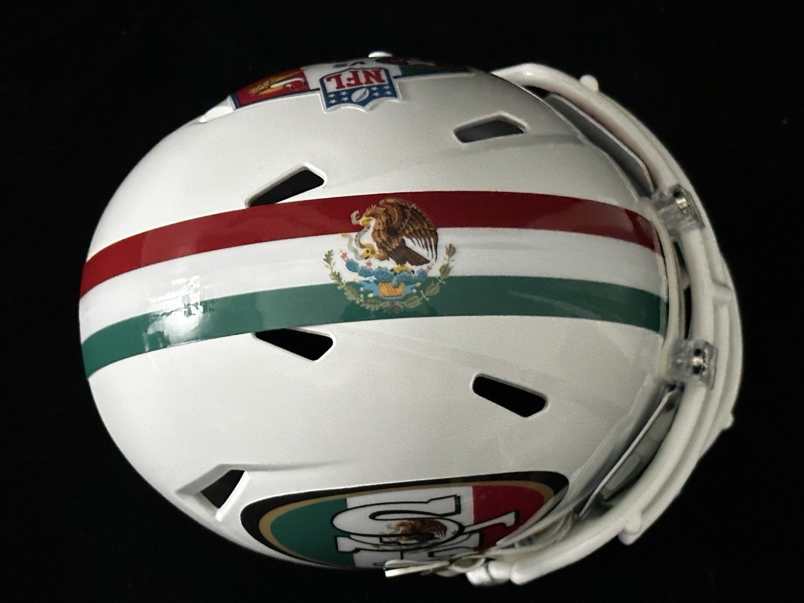 49ers Mexico City Game Commemorative Mini Helmet With Visor 2026