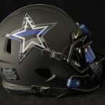 Dallas Cowboys Back The Blue Mini Helmet With Visor
