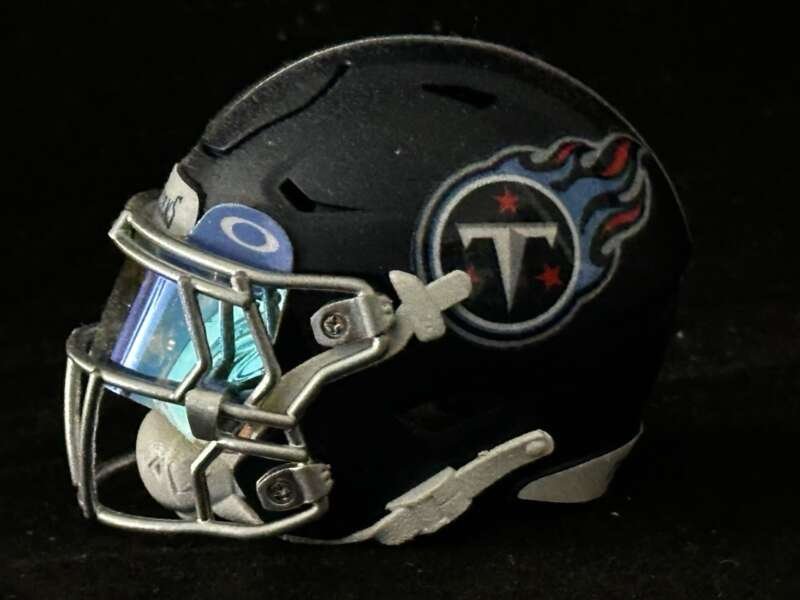 Tennessee Titans Pocket Size 3D Printed Speedflex Helmet.
