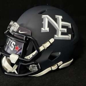 New England Patriots Alternate Mini Helmets With Custom Visor!