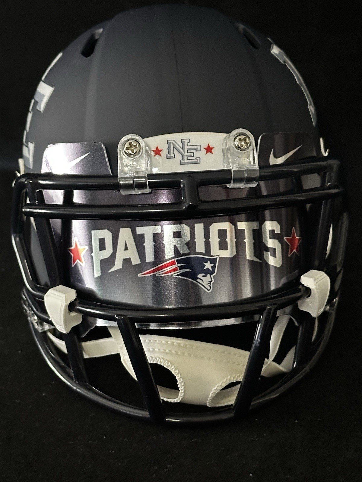 New England Patriots Alternate Mini Helmets With Custom Visor!