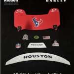 Riddell Midi Texans Upgrade Kit With Reflective Visor