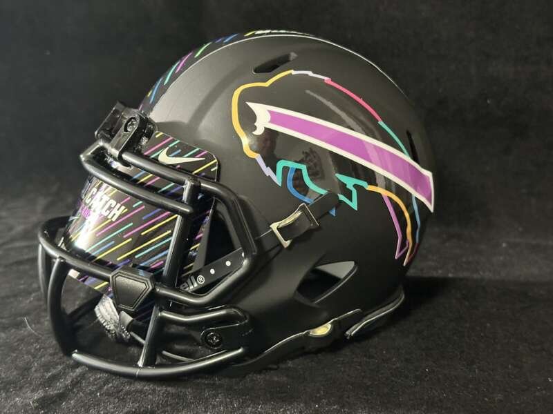 Bills Crucial Catch Mini Helmet With Crucial Catch Visor