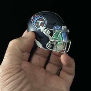 Tennessee Titans Pocket Size 3D Printed Speedflex Helmet.