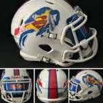 Buffalo Bills Superman mashup mini helmet
