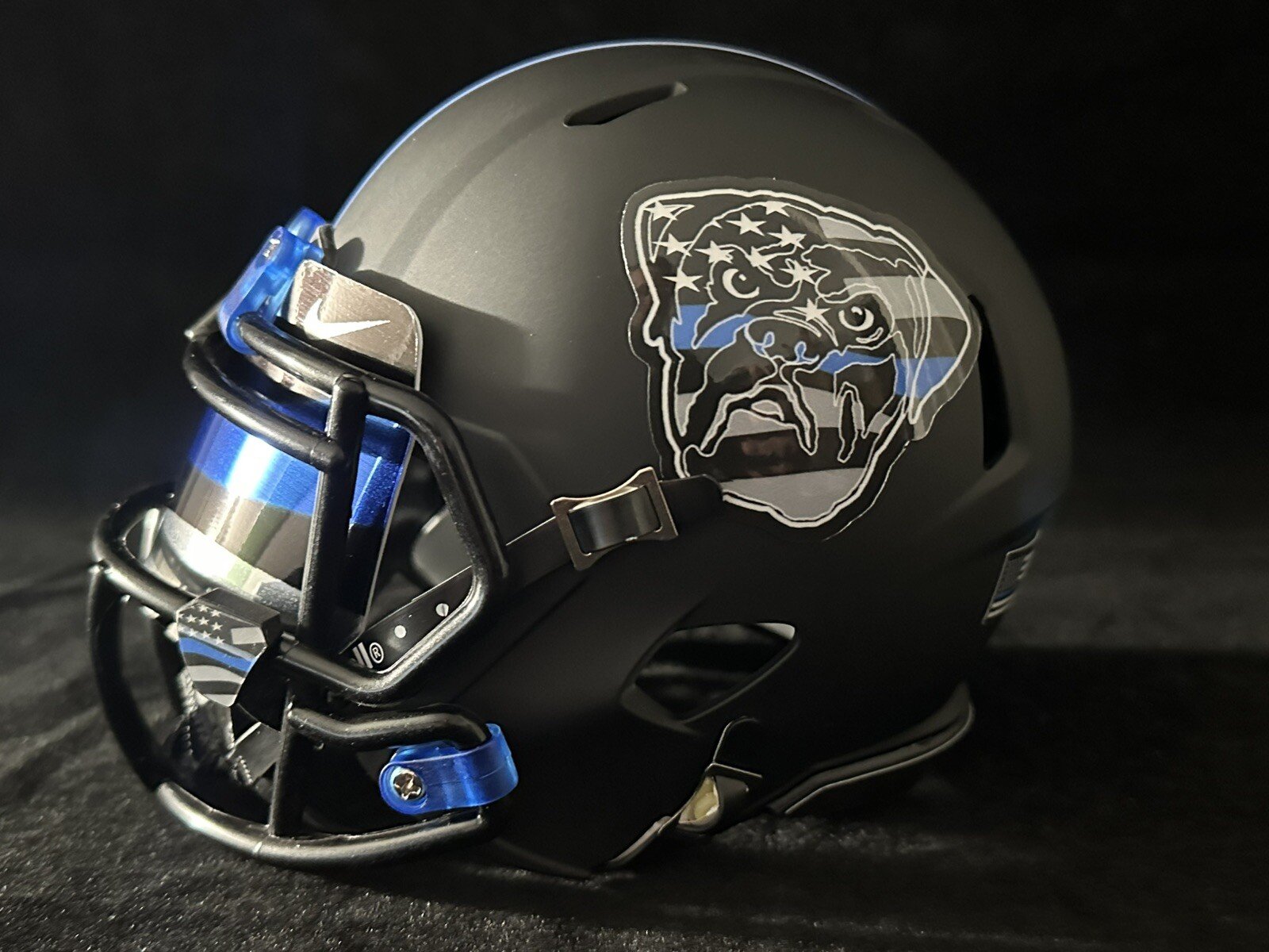Cleveland Browns Back The Blue Mini Helmet