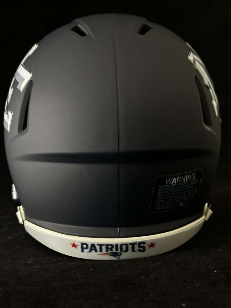 New England Patriots Alternate Mini Helmets With Custom Visor!