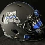 Minnesota Golden Gophers Back The Blue Mini Football Helmet.
