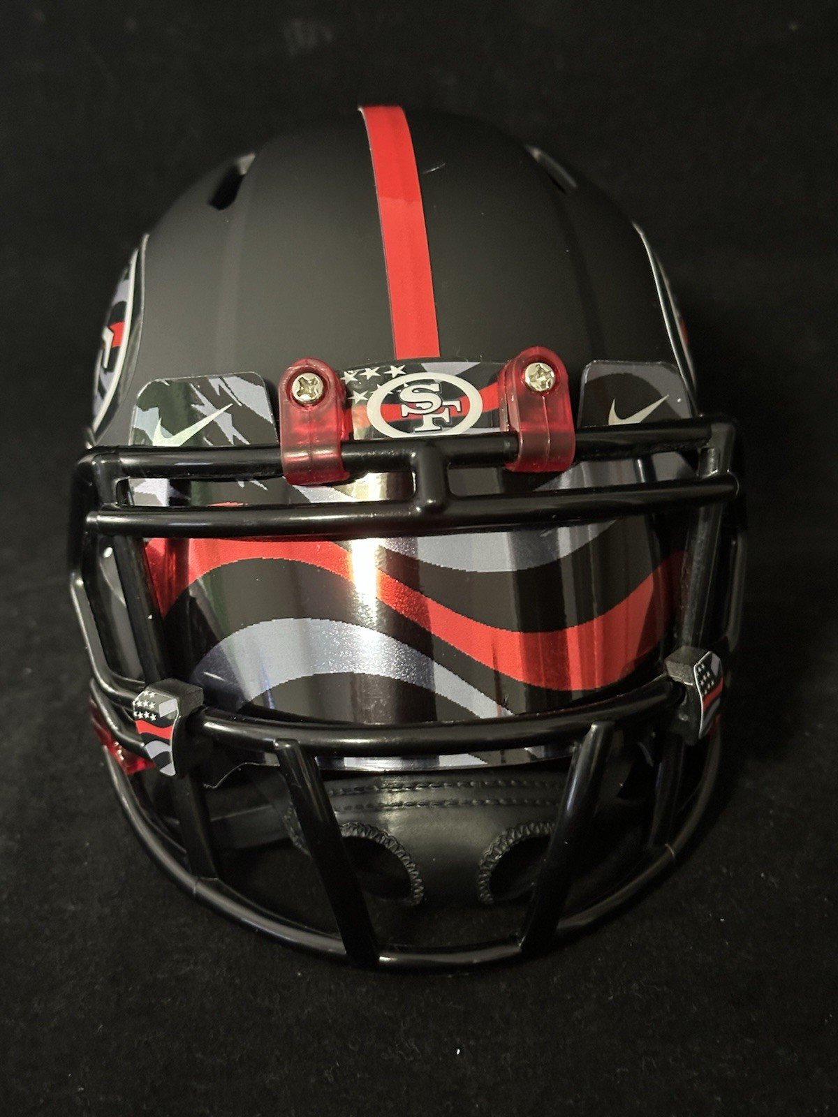 Forty Niners First Responder Fire Fighter Mini Helmet Tribute